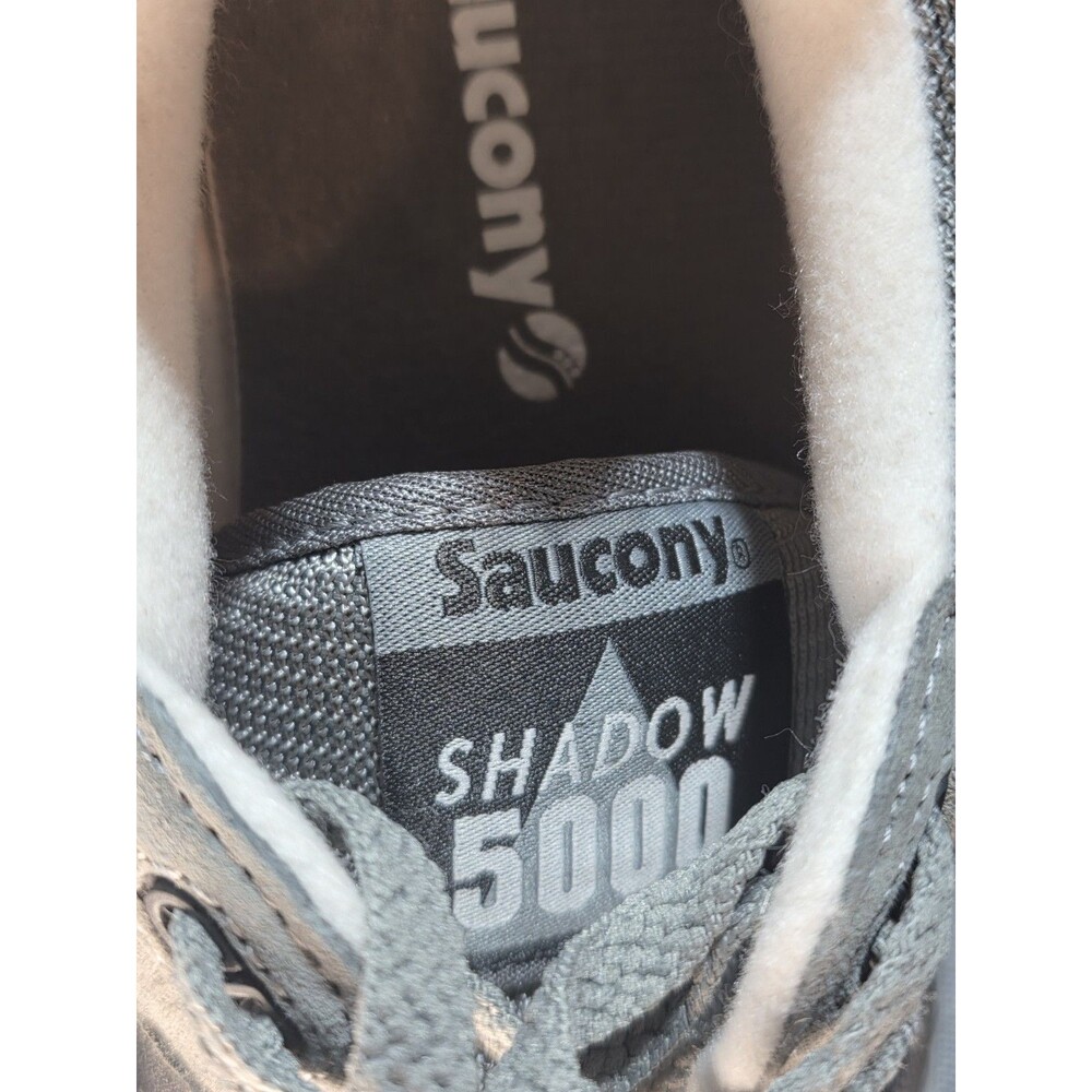 New RETRO Saucony Shadow 5000 Gray Black Men’s size 10 Sneakers SHOES S70665-71 - Picture 11 of 13